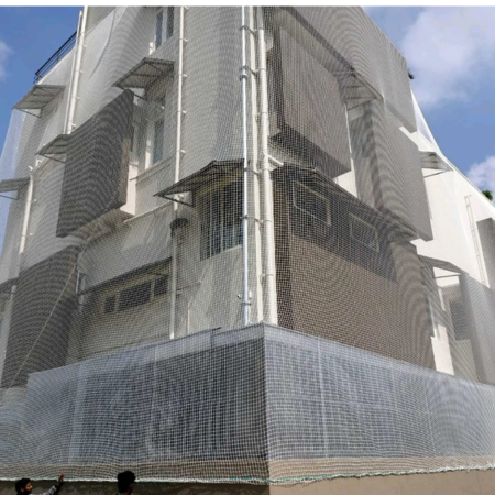 Building covering nets